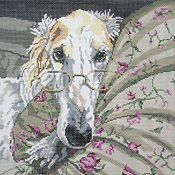 click here to view larger image of Arthur, The Borzoi (hand painted canvases)