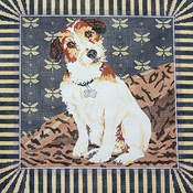 click here to view larger image of Eddie, The Jack Russell (hand painted canvases)