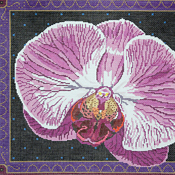 click here to view larger image of Singapore Orchid (hand painted canvases)