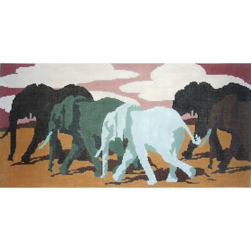 click here to view larger image of Dawn Tuskers (hand painted canvases)