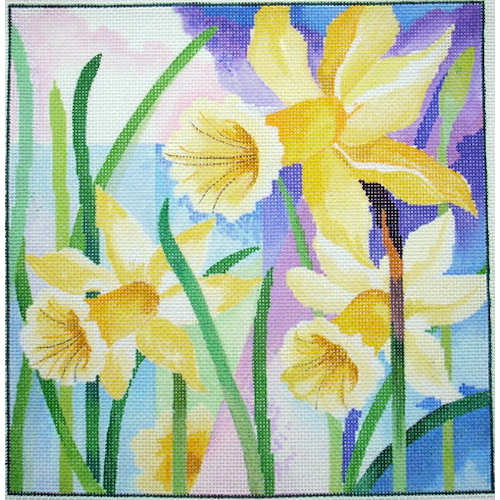 click here to view larger image of Daffodils Watercolor (hand painted canvases)