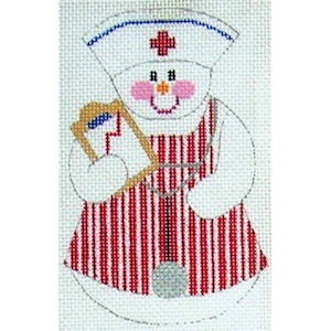 click here to view larger image of Nurse Snowman (hand painted canvases)