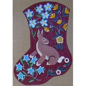 click here to view larger image of Rabbit Cluny - Right Toe (hand painted canvases)