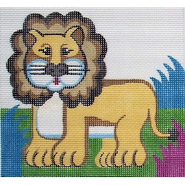 click here to view larger image of Lion  (hand painted canvases)