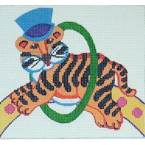 click here to view larger image of Circus Tiger (hand painted canvases)