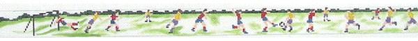 click here to view larger image of Soccer Scene (hand painted canvases)