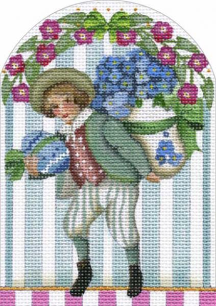 click here to view larger image of Egg Bouquet Boy (hand painted canvases)