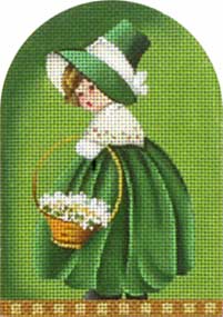 click here to view larger image of Saint Paddy Kid - Basket (hand painted canvases)