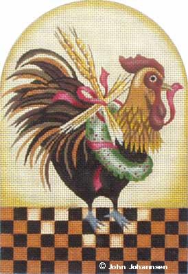 click here to view larger image of Rustic Chicken (hand painted canvases)