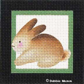 click here to view larger image of Bunny Ornament (hand painted canvases)