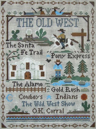 click here to view larger image of Old West, The (hand painted canvases)