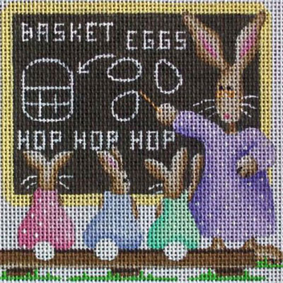 click here to view larger image of Easter Bunny School (hand painted canvases)
