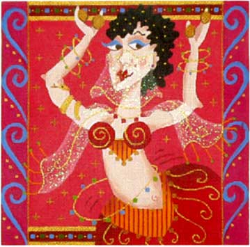 click here to view larger image of Mata Hari - Wild Women (hand painted canvases)