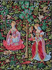 click here to view larger image of Medieval Tapestry (hand painted canvases)