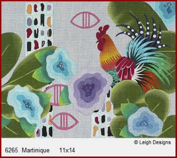 click here to view larger image of Martinique (hand painted canvases)