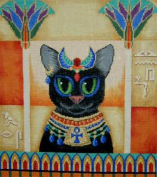 click here to view larger image of Cleo's Cat (hand painted canvases)