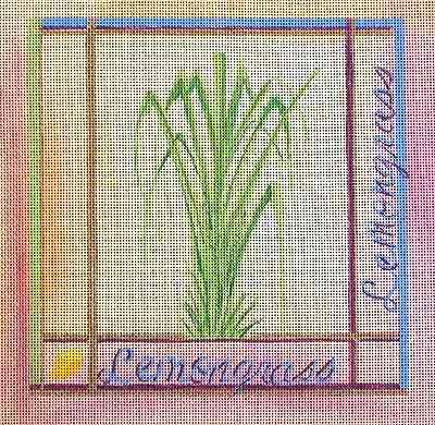 click here to view larger image of Lemongrass (hand painted canvases)