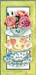 click here to view larger image of Tea Rose (hand painted canvases)