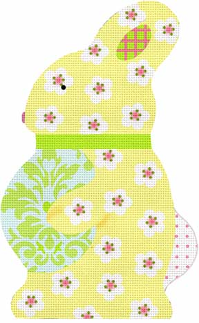 click here to view larger image of Yellow Bunny (hand painted canvases)