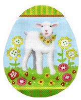 click here to view larger image of Lamb Egg (hand painted canvases)