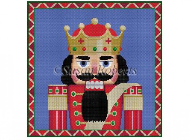 click here to view larger image of Nutcracker King Bust (hand painted canvases)