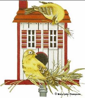 click here to view larger image of Birdhouses (hand painted canvases)