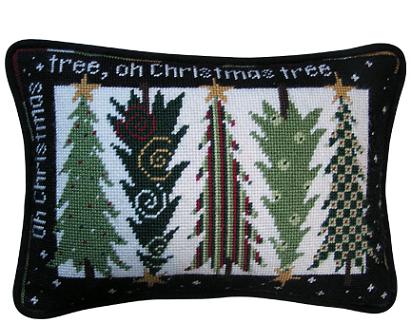 click here to view larger image of Fives - O Christmas Tree, O Christmas Tree (hand painted canvases)
