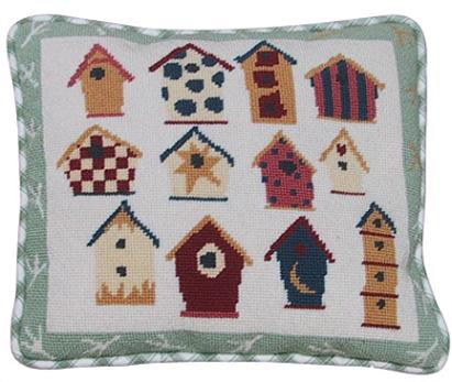 click here to view larger image of Dozens - Houses for Nesting (hand painted canvases)