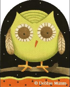 click here to view larger image of Light Green Owl Dome (hand painted canvases)