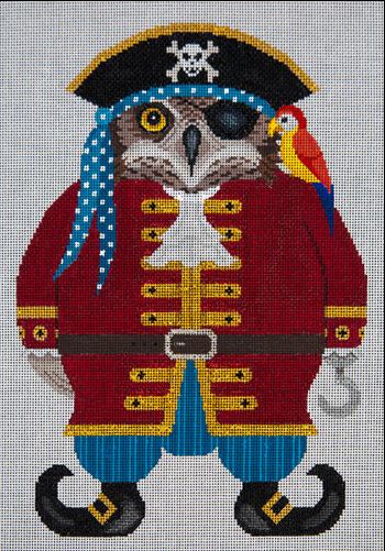 click here to view larger image of Historical Blackbeak Hooter (hand painted canvases)