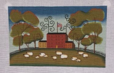click here to view larger image of Sheep Farm (hand painted canvases)