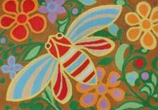 click here to view larger image of Bee Jewels (hand painted canvases)
