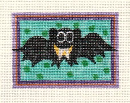 click here to view larger image of Little Bat Ornament (hand painted canvases)