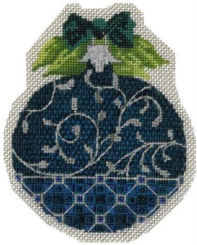click here to view larger image of September Sapphire Ornament Stitch Guide (books)