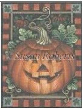 click here to view larger image of Jack O Lantern (hand painted canvases)