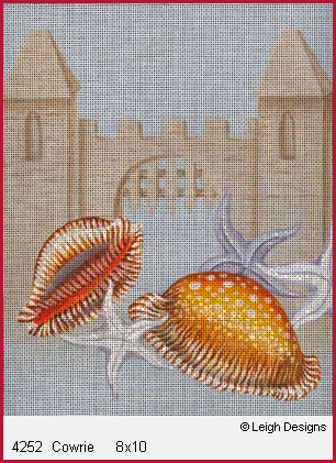 click here to view larger image of Cowrie (hand painted canvases)