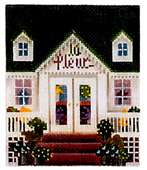 click here to view larger image of La Fleur Florist - Thimble Town (hand painted canvases)