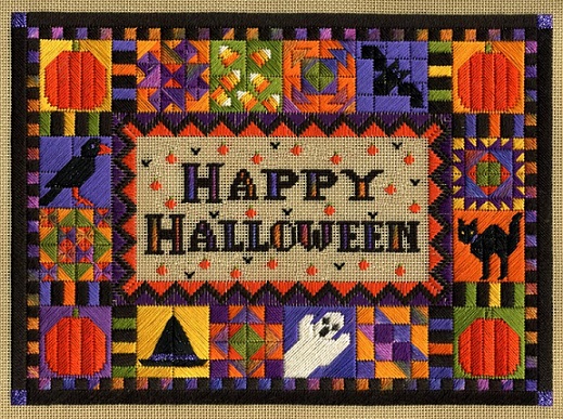click here to view larger image of Happy Halloween (counted canvas work)