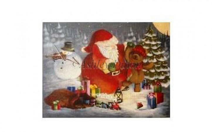 click here to view larger image of Christmas Dance   (hand painted canvases)