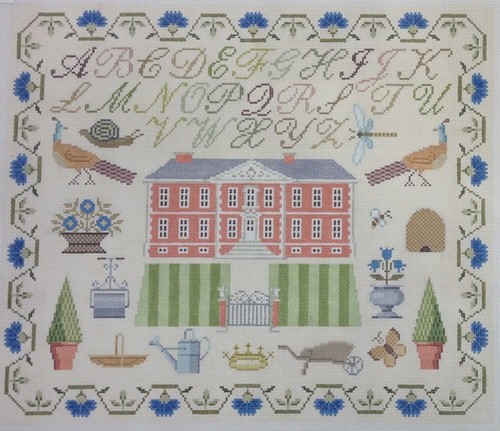 click here to view larger image of English Sampler - Country Estate (hand painted canvases)