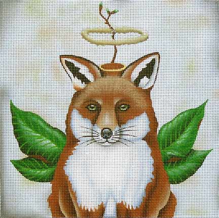 click here to view larger image of Angel Clarence the Fox  (hand painted canvases)