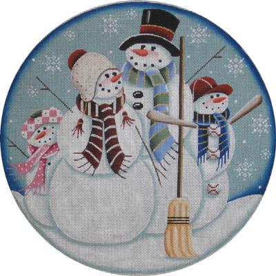 click here to view larger image of Snow Globe (hand painted canvases)
