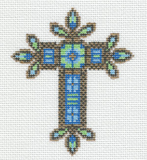 click here to view larger image of March Cross - 18ct (hand painted canvases)