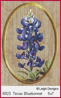 click here to view larger image of Texas Bluebonnet (hand painted canvases)