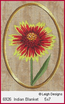 click here to view larger image of Indian Blanket (hand painted canvases)