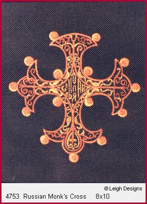 click here to view larger image of Russian Monk's Cross (hand painted canvases)