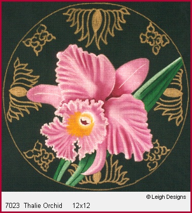 click here to view larger image of Thalie Orchid (hand painted canvases)