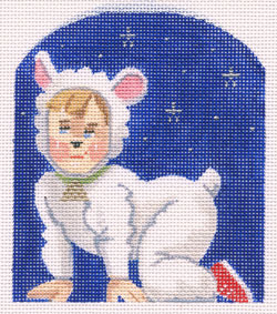 click here to view larger image of Lamb - Kindergarten Nativity (hand painted canvases)