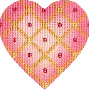 click here to view larger image of Diamond Heart (hand painted canvases)