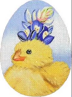 click here to view larger image of Blue Bonnet Chick (hand painted canvases)